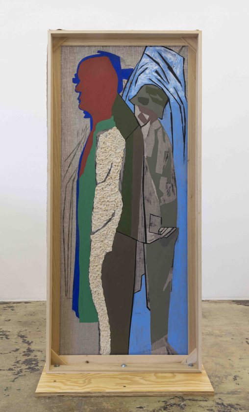 82×36 inches, acrylic on linen