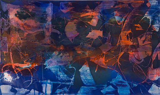 49x80 inches, acrylic on canvas