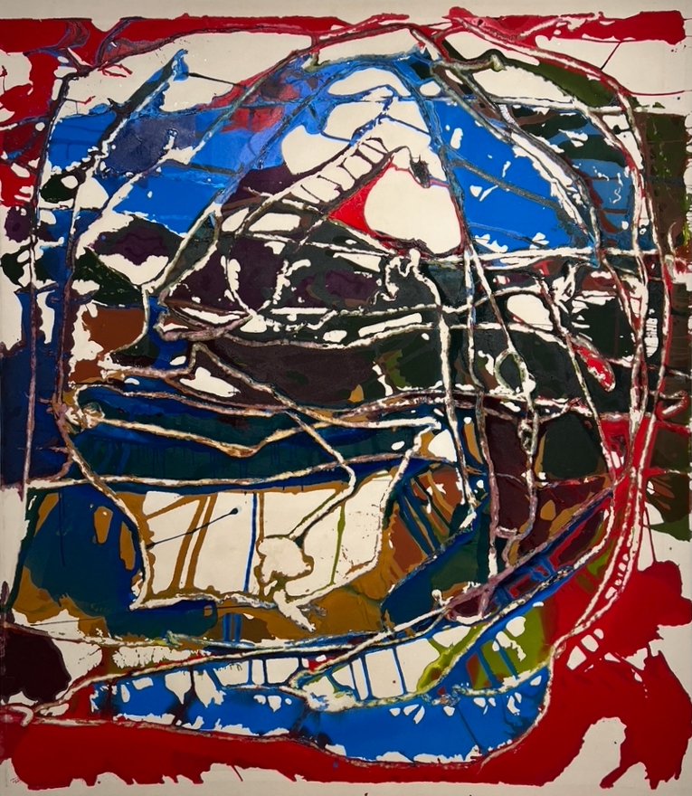 106×88 inches, acrylic on canvas