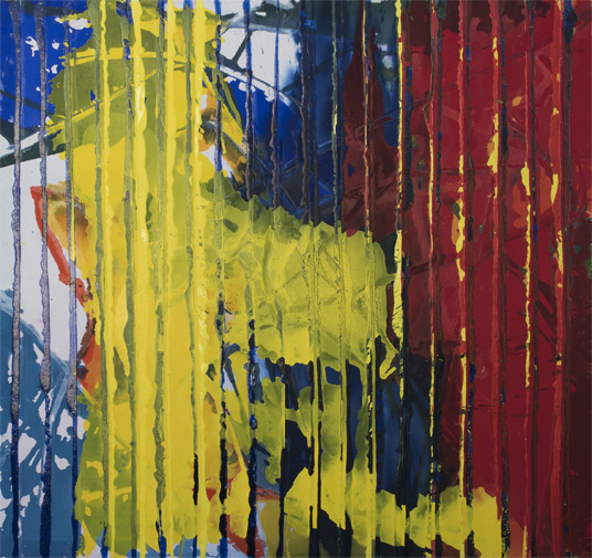 78×83 inches, acrylic on canvas.