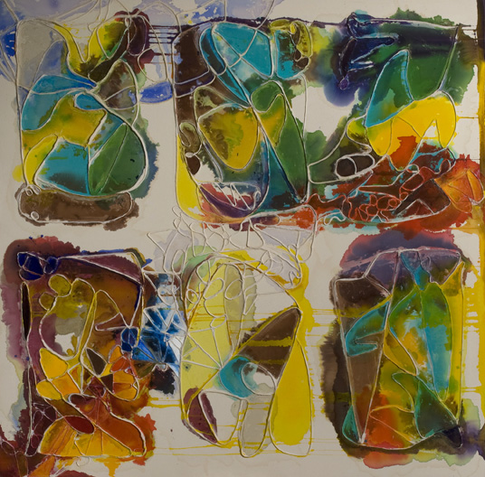 81x79 acrylic on canvas