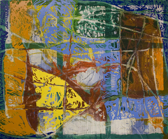 88x108 inches, acrylic on canvas