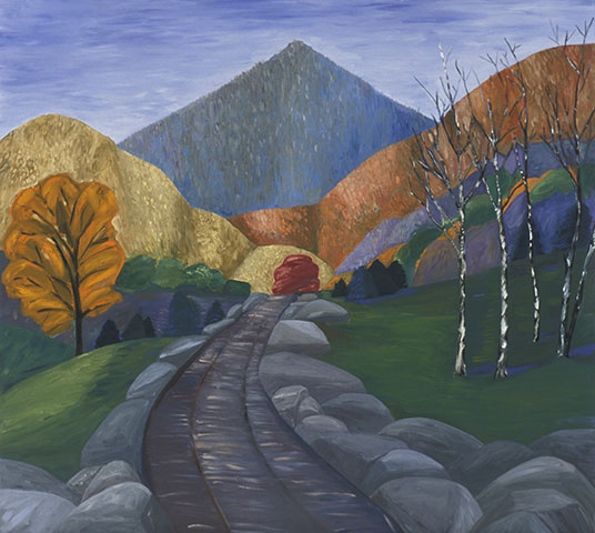 70x75 inches, oil on canvas